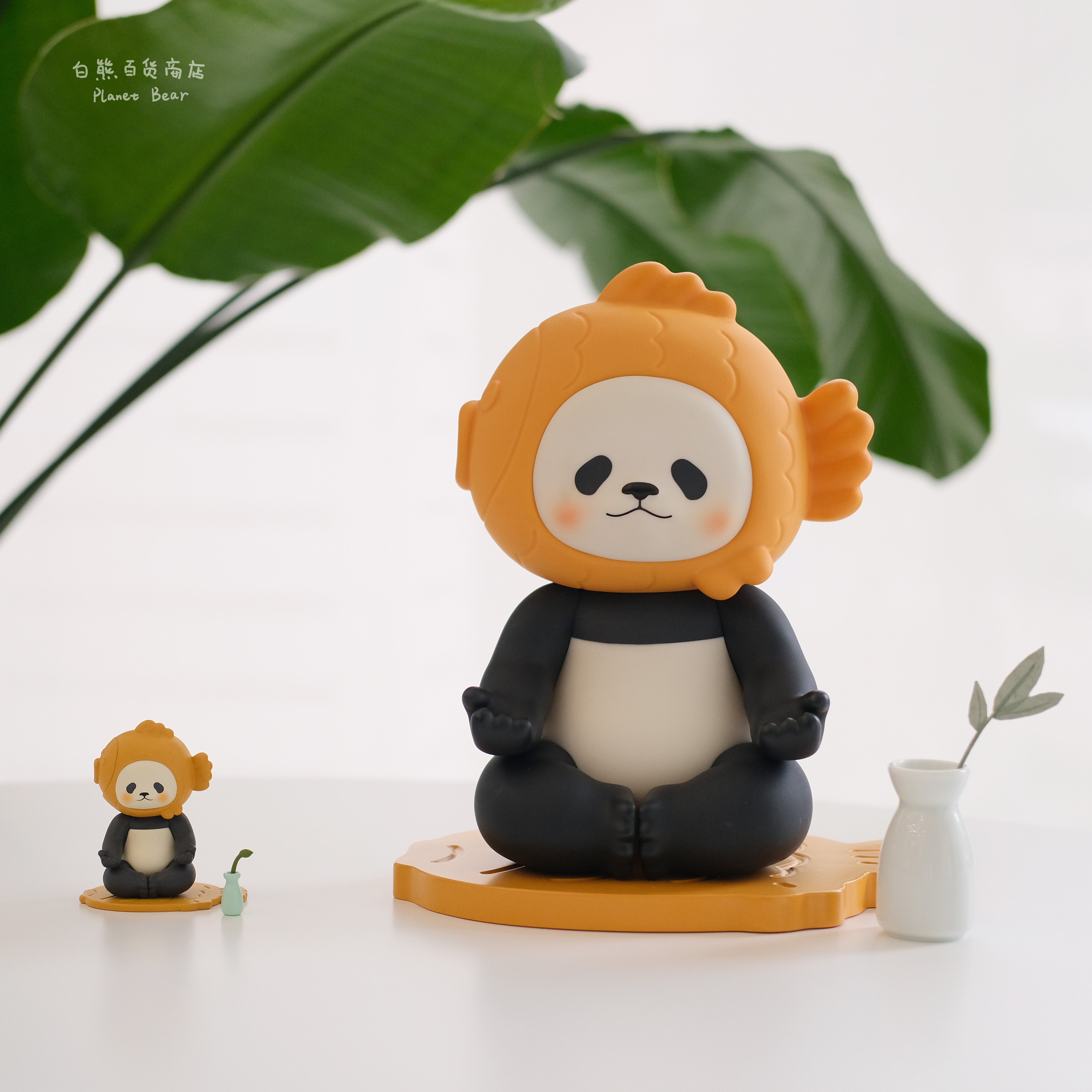 [Planet Bear] PANPAN - Big PanPan Who Meditates Seriously Art Toy