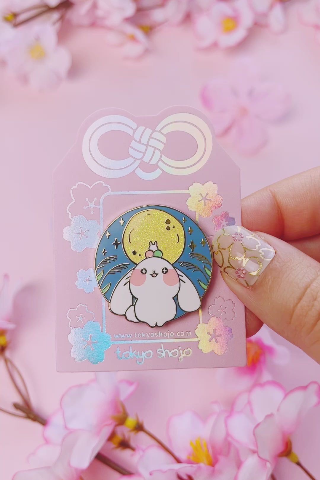 [Tokyo Shojo]  Tsukimi Moon Bunny Pin