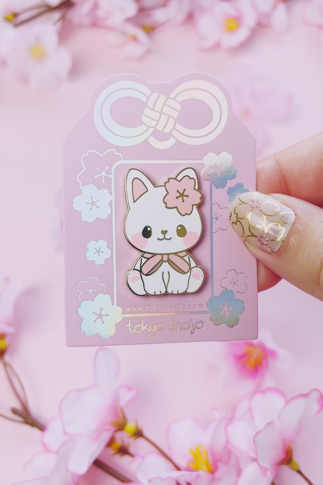 [Tokyo Shojo] Hanami the Cat Pin
