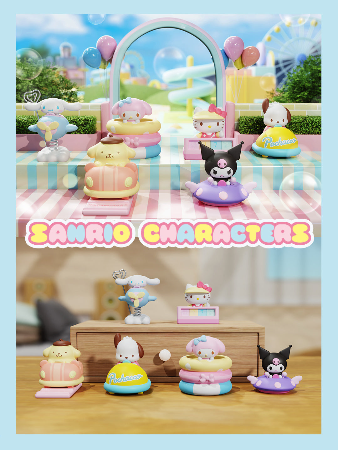[LANGBOWANG] SANRIO - Amusement Park Desktop Ornament Series