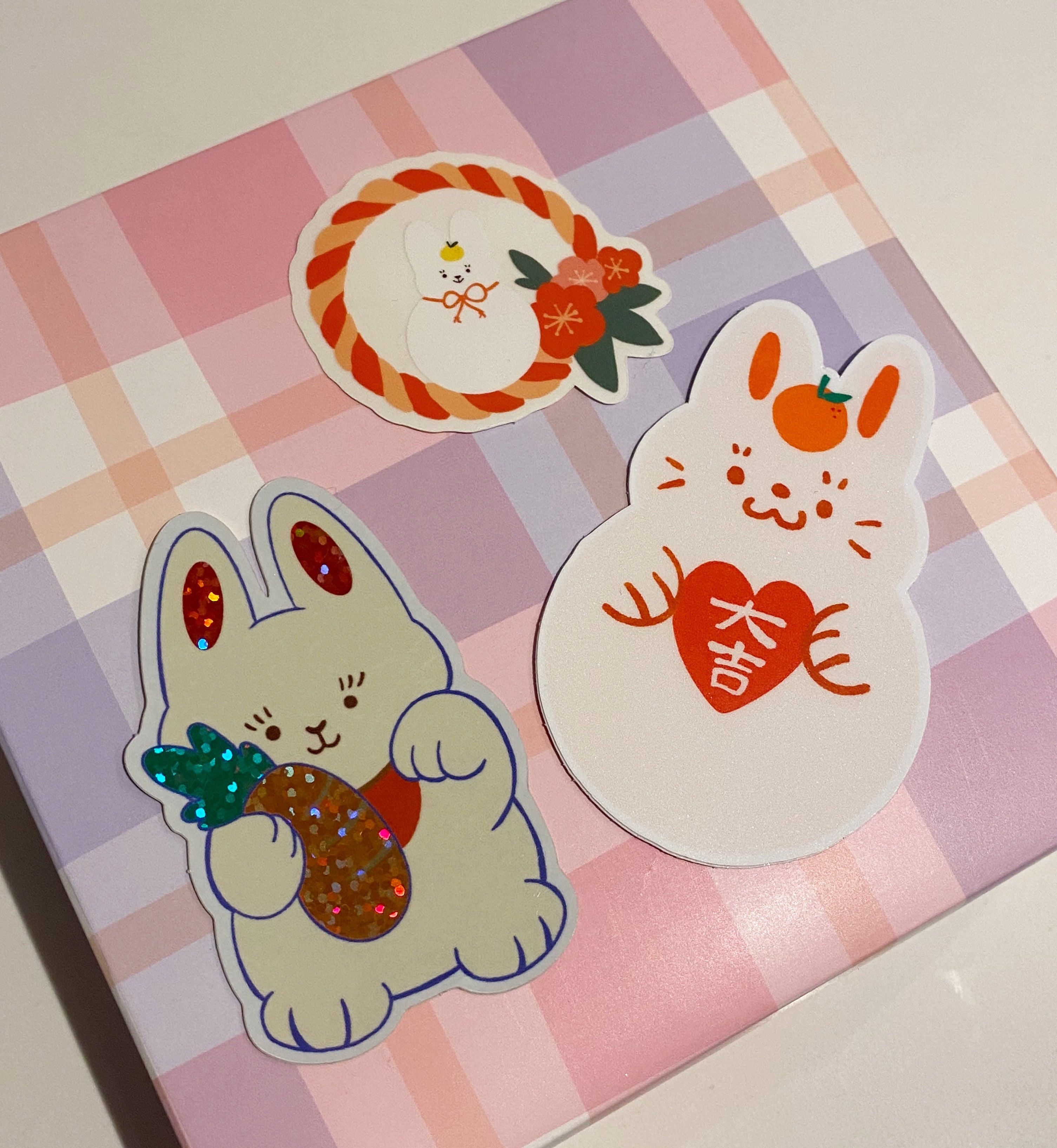 [ATHENA] Sticker set -Lucky rabbit sticker set