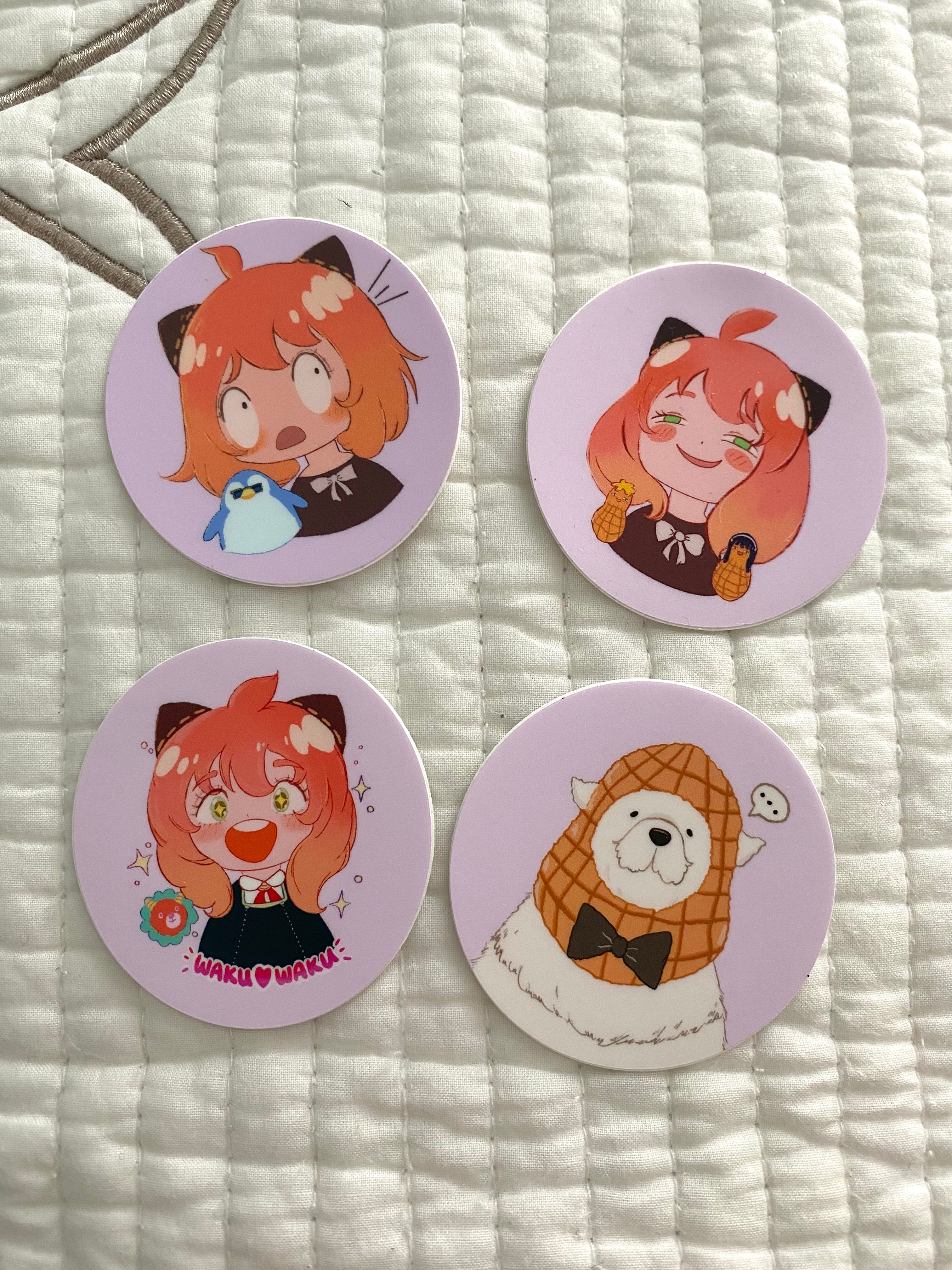 [ATHENA] Sticker set -Spy family anya sticker set