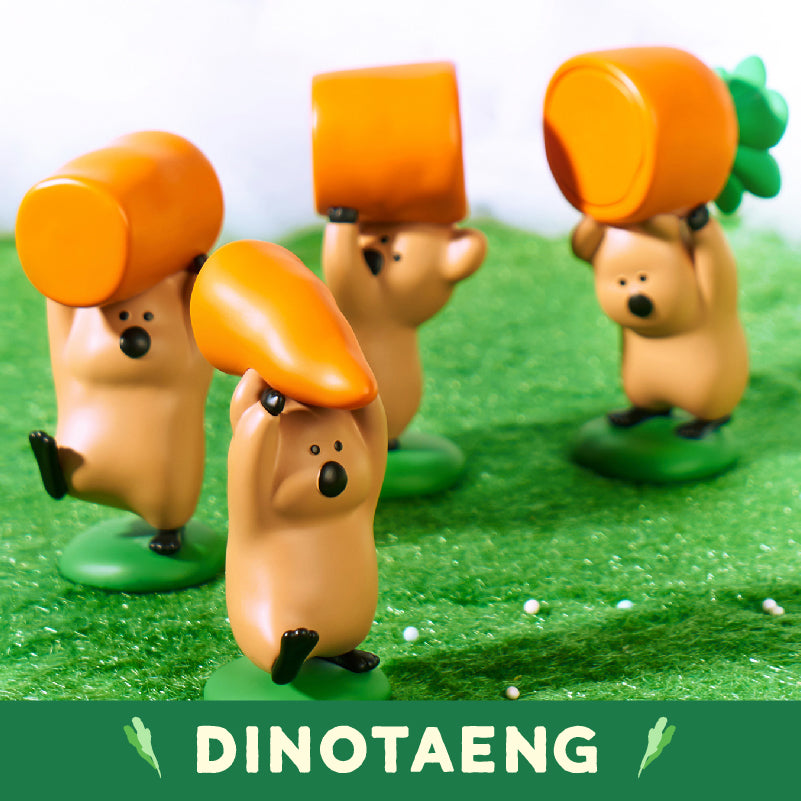 [XINGHUI CREATIONS] DINOTAENG - King Carrot Limited Edition Magnet Art Toy