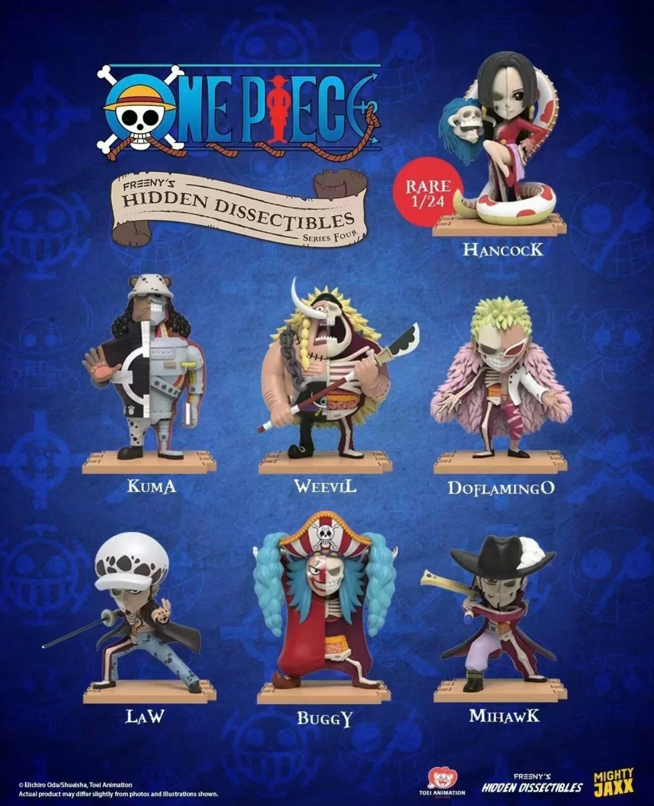 [Mighty Jaxx] ONE PIECE - Freeny's Hidden Dissectibles Series 4 Blind Box