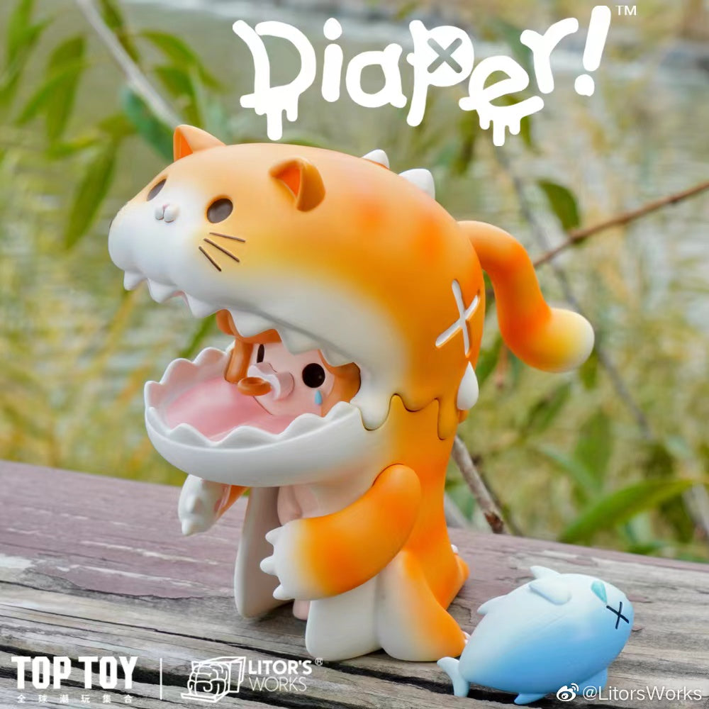 [LITOR'S WORK] Umasou! - Diaper Baby Cat Art Toy