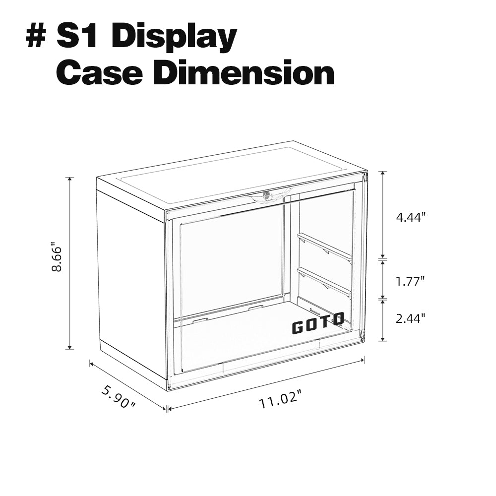 [BUY TWO GET ONE FREE][GOTO] “S1” - Display Case