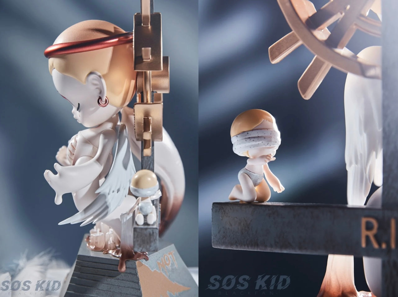 [FUNFORFUN] SOS KID - "Angel" Art Toy