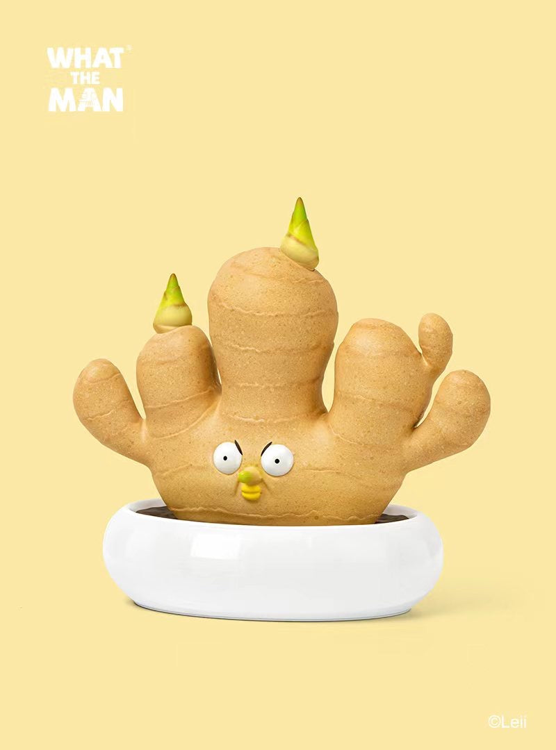 [Leii] WHAT THE MAN - Mushroom/Ginger Art Toy