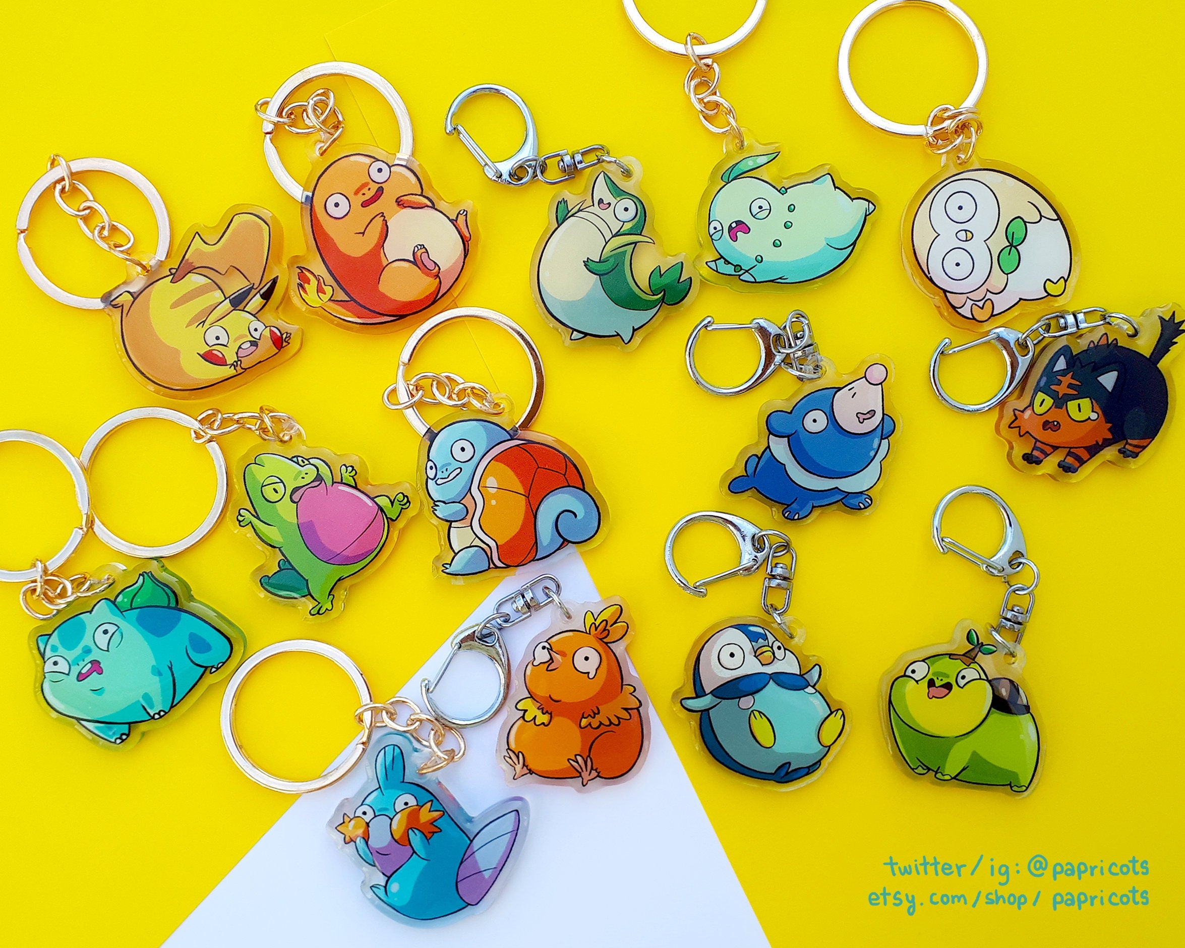 [Papricots] chubby starter keychains