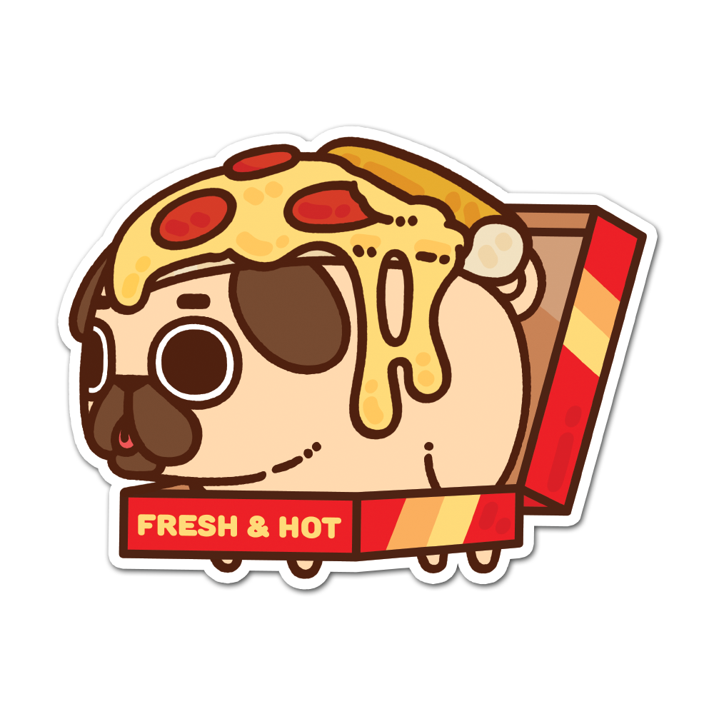 [PugliePug] Pizza Puglie Sticker