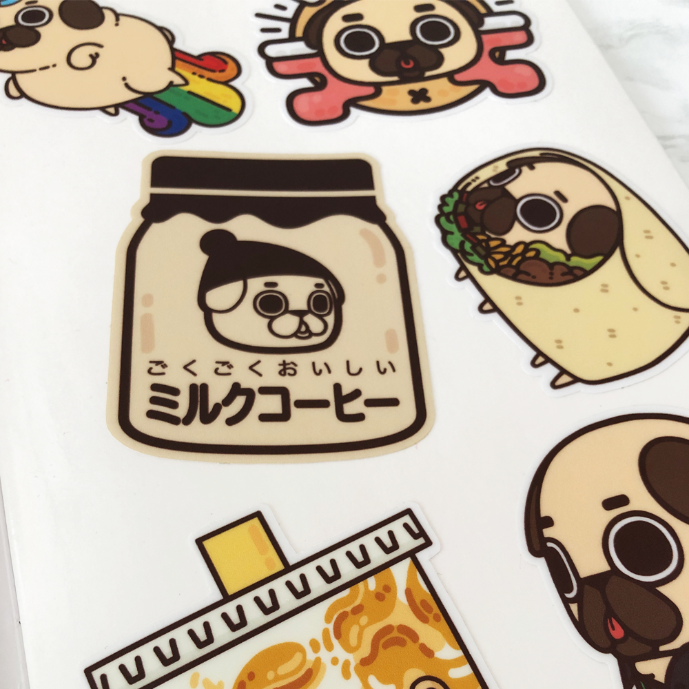 [PugliePug] Puglie Adventure Pack Sticker Book